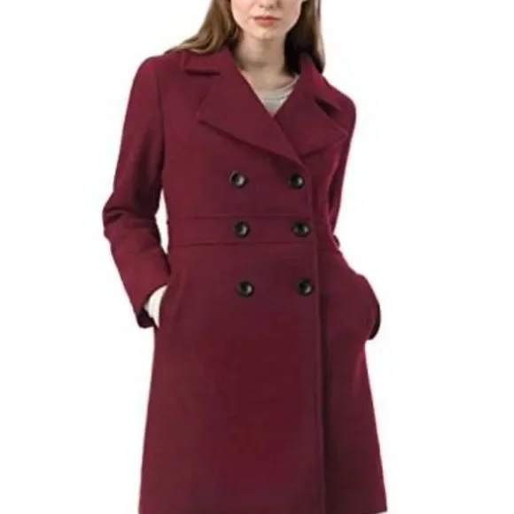 Allegra K Damen Trenchcoat - Eleganter Mantel Mit Blumenprint
